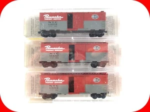 N Scale ***NEW YORK CENTRAL PACEMAKER*** 40' Box Car 3-Pack - Micro Trains 20242 - Picture 1 of 4