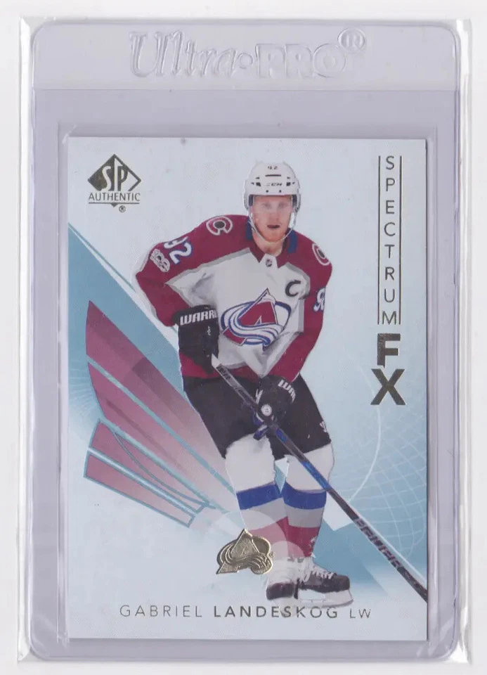 2017-18 UD SP AUTHENTIC SPECTRUM FX INSERT GABRIEL LANDESKOG #S-21 AVALANCHE - Image 1 of 2