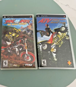 MX vs ATV on the Edge + ATV Offroad Fury: Blazin' Trails (PSP) Bundle Boxed Game - Picture 1 of 8