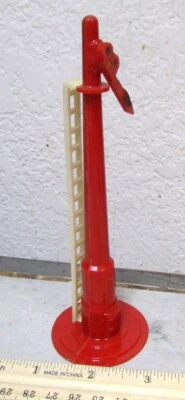 vintage model train railroad plastic semaphore w/ warning arm & ladder 6" tall - Image 1 of 4