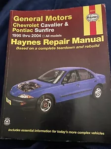 Manual de reparación Haynes GM Chevrolet Cavalier Pontiac Sunfire 1995-2004 38016 - Imagen 1 de 7