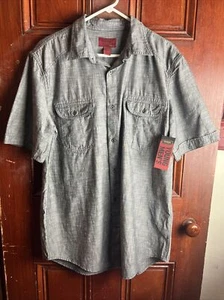 NWT The Foundry Supply Co. Men's Shirt Short Sleeve Young Size LT - Picture 1 of 7