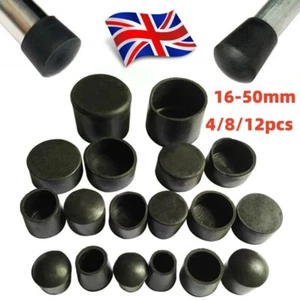 4/8/12pc Rubber Chair Ferrule Anti Scratch Table Stool Feet Leg Grip Tip End Cap - Picture 1 of 14