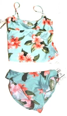 Traje de baño Tankini Sunsets Lanai como nuevo talla copa D superior e inferior XS NUEVO CON ETIQUETAS  Foto 1 de 3