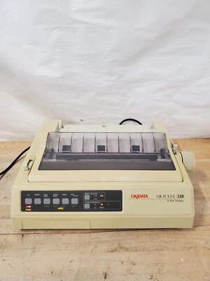 OKI MICROLINE 320 9 Pin Printer, Parallel Only, Look, Power Tested Only - Image 1 of 4