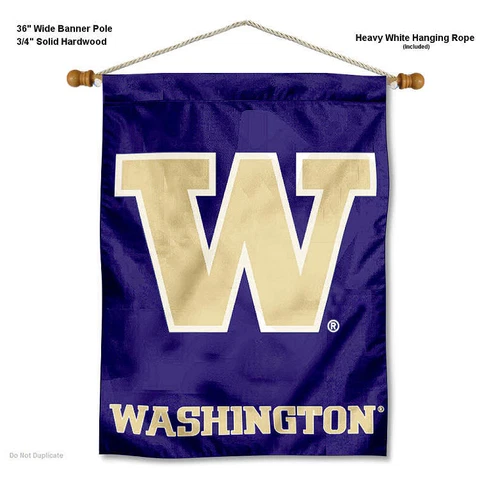 Washington UW Huskies Wall Hanging Banner Cover