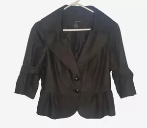 Willi Smith schwarzer Blazer Jacke Business Freizeit Beruf Karriere Größe 4 - Bild 1 von 8