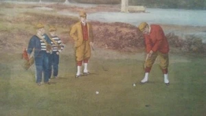 The Pulling Green Golf Picture By Douglas Adams - Picture 1 of 6