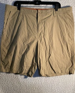 Pantaloncini lavati Columbia taglia 38 marrone chiaro aderente regolare tasche chino anteriore piatto - Foto 1 di 6