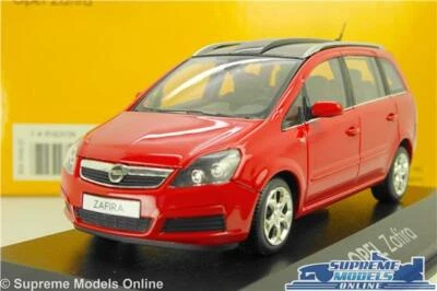 OPEL VAUXHALL ZAFIRA MODEL CAR RED 1:43 SCALE MINICHAMPS 9163174 DEALER ISSUE K8 - Image 1 of 4