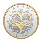 1 oz 2024 en argent doré Celebrate Love | Monnaie royale canadienne