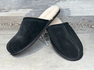 UGG Australia SCHWARZE HERRENHAUSSCHUHE GRÖSSE 8 NEU OHNE ETIKETT ODER KARTON - Bild 1 von 7