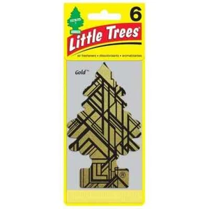 Little Trees Air Fresheners Gold For Car & Home , 6 pk. - Picture 1 of 4