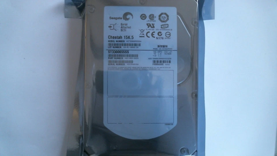 Disque Dur SEAGATE ST3300655SS 300 Go SAS 15K RPM 3,5" Neuf - Image 1 of 1