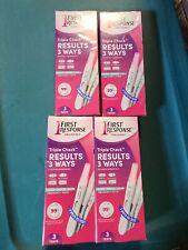 4-First Response TRIPLE CHECK RESULTS Pregnancy Tests, 3 Ct  EXP 09/15/24 