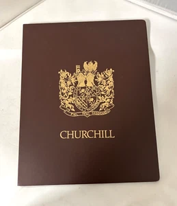 Litografía firmada Winston Churchill por Sarah Churchill - Sobre la muerte de FDR Roosevelt - Imagen 1 de 13