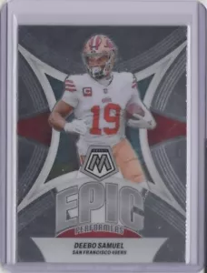 2024 Panini Mosaic Epic Performers #7 Deebo Samuel - Imagen 1 de 2