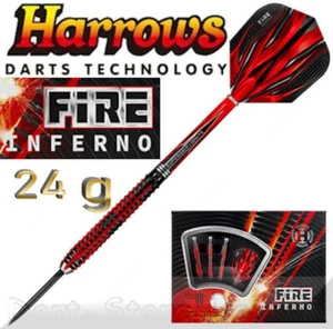 Harrows Steeldarts "Fire Inferno", 24G - Picture 1 of 4