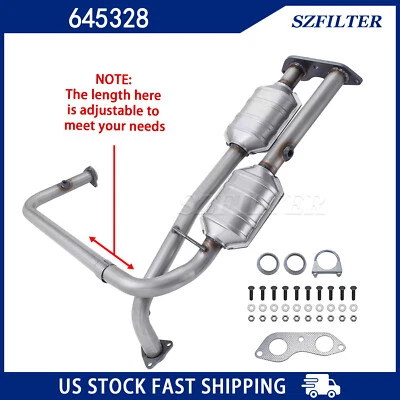 Convertidor catalítico para Chevrolet GMC C K 1500 2500 Suburban 1996-1999 2000 EPA Foto 1 de 4