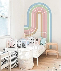 Colorful Fountain Rainbow Wall Decals, Stickers, Mural, Wall Art Decoration 645 - Picture 1 of 5