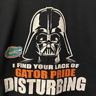 University of Florida Star Wars Darth Vader Lack Gator Pride Disturbing T-Shirt