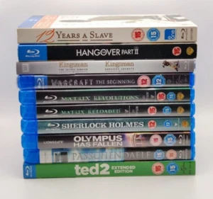 Blu Ray Bundle Warcraft Matrix Ted 2 Hangover 2 (Some Sealed) - Picture 1 of 24