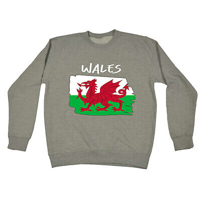 Wales Country Flag Nationality Supporter Sports -  Sweatshirt Sweatshirts • 19.48€