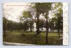 College Campus on Indian Mounds ~ Beloit Wisconsin Antique Postcard 1907
