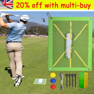 Alfombra de entrenamiento de golf portátil para detección de swing alfombra de práctica de bateo golpeteo AiCO - Imagen 1 de 12
