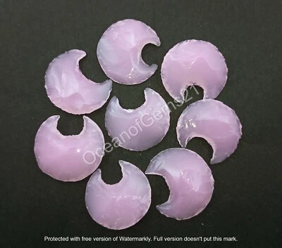 100 Carats, Rose Quartz/Pink opalite Hearts Gemstone, 3-5 Pcs, Loose Gemstone  - Image 1 of 4
