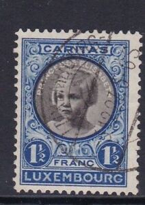 Luxembourg - SG 270 - f/u - 1927 - 1 1/2f + 50c Child Welfare