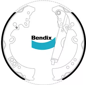 Genuine Bendix Australia Bendix BS5008 Brake Shoe Set - Picture 1 of 2