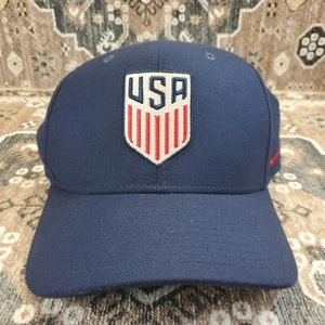 Nike Classic 99 Dri-Fit USA Soccer Patch OSFM Blue MLS Cap - Picture 1 of 12