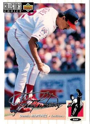 Dennis Martinez 546 1994 Collector's Choice Silver Signature - Image 1 of 2