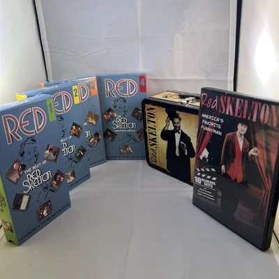 The Best of RED SKELETON LOT - 4 VHS Set , DVD, 2006 Lunch Box Americas Funnyman - Image 1 of 4