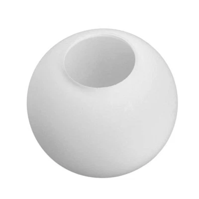 Frosted White Glass Globe Lamp Shade Replacement Milk Glass Ball Lampshade Co... - Image 1 of 4