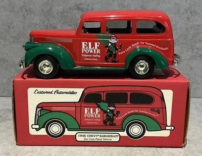 1946 Chevy Suburban Eastwood Elf Power Ertl 1:25 Diecast Bank - Image 1 of 4
