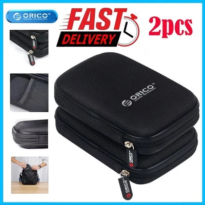 2x Estuche para Disco Duro ORICO Bolsa de Transporte de Almacenamiento de Unidad Externa de 2.5 pulgadas Impermeable Foto 1 de 4