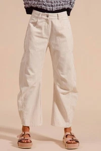 So Me Pinstripe Barrel Trousers Size XL - Picture 1 of 3