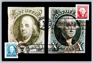 #3139a-40a Franklin & Washington Pacific '97 Combo FDC Maxi Card - Picture 1 of 2