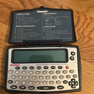 Franklin MWD-460A Electronic Merriam-Webster Dictionary Needs Battery - Picture 1 of 1