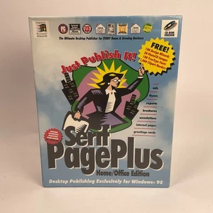 VTG Serif PagePlus Home/Office Desktop Publishing CD-ROM Windows 95 *New/Sealed* - Picture 1 of 5