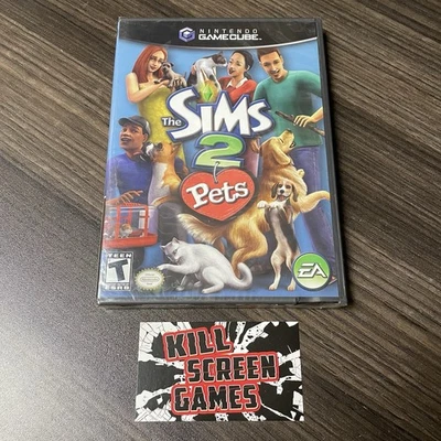 The Sims 2: Pets Nintendo GameCube Brand New+Factory Sealed "EA" Logo on Shrink - Image 1 of 4