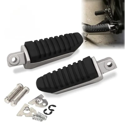Motorcycle Rear Footrest Footpegs For Suzuki GW250 GSX1300R Hayabusa M109R Foto 1 de 4