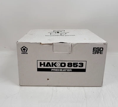 Vintage Hakko 853 ESD Safe Compact Preheater Solder De-Solder Rework In Box - Image 1 of 4