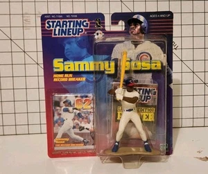 1999 Starting Lineup MLB Sammy Sosa Chicago Cubs Home Run Record Breaker Sealed - Picture 1 of 6