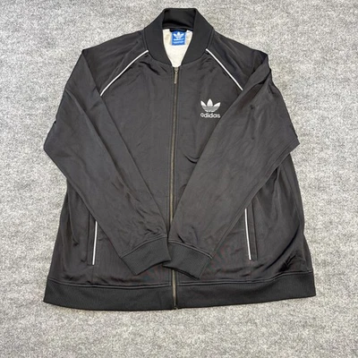 Chaqueta deportiva Adidas Originals para hombre XXL negra logotipo del trébol Foto 1 de 4
