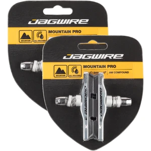 Pack of 2 Pair Jagwire Mountain Pro Bicycle Rim Brake Pads Threaded Post - Picture 1 of 2