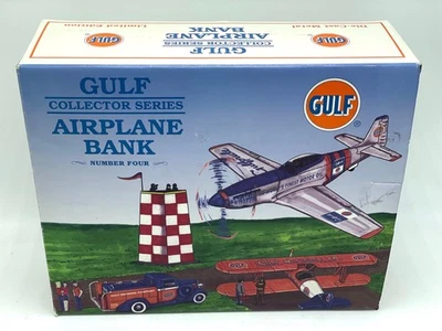 LE SpecCast 1/48 North American P-51D Mustang Gulf Pride Plane Coin Bank #47007 - Image 1 of 4