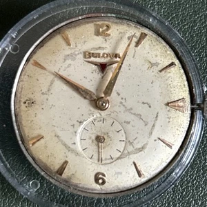 Movimento Bulova 11AC con quadrante e lancette vintage - Foto 1 di 10
